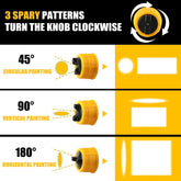 DEWALT Cordless Electric Spray Gun Portable High Power Paint Sprayer for Auto Furniture Coating Airbrush Compatible with Battery